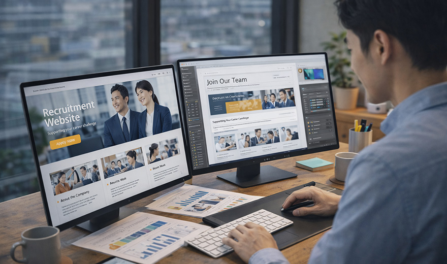 採用サイト制作・改善